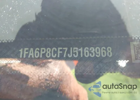 2018 Ford Mustang Gt z USA, uszkodzony, nr VIN 1FA6P8CF7J5163968